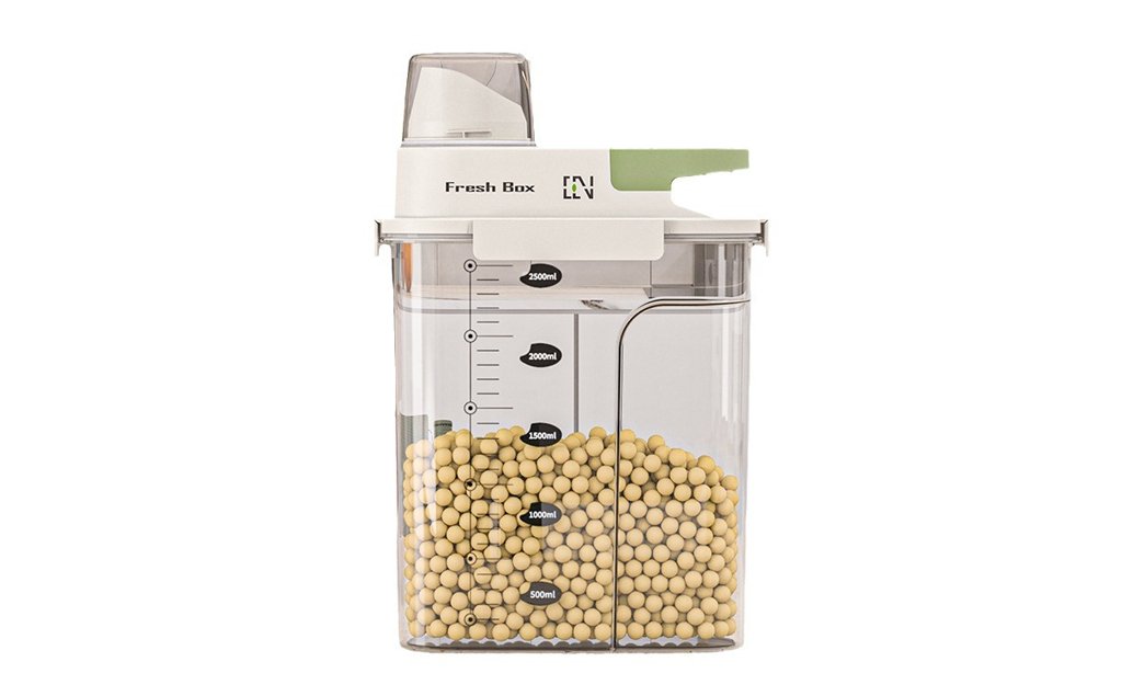 Large capacity kitchen grain storage jar